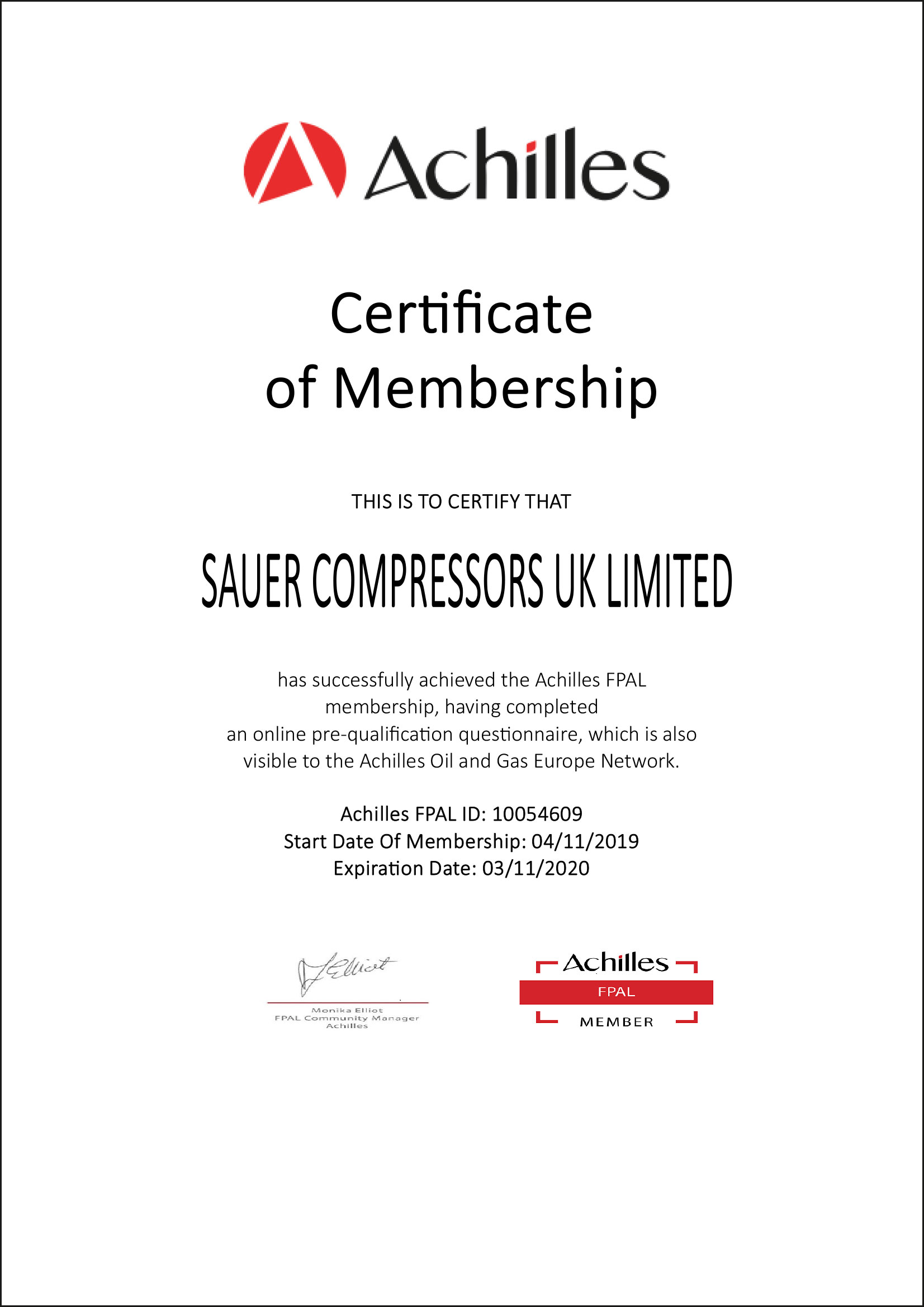SC UK Achilles FPAL Certificate exp 04 11 2020