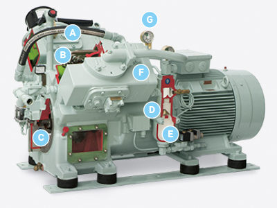 foto commercial shipping baureihe typhoon sauer compressors